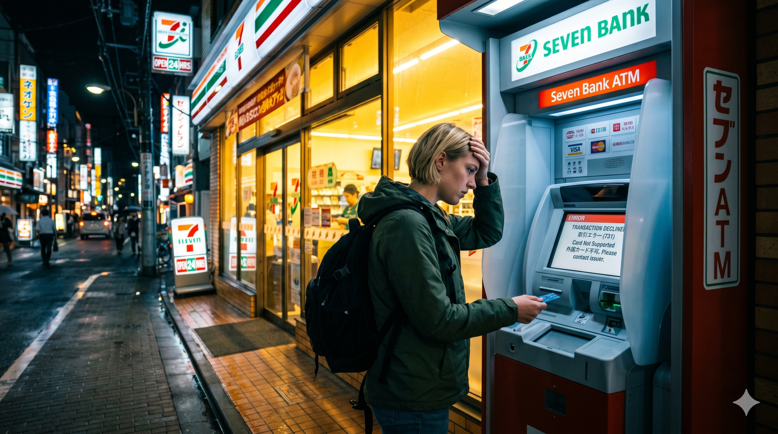 ¡Sin efectivo en Japón! Qué hacer cuando tu tarjeta no funciona en el cajero ATM (2026)